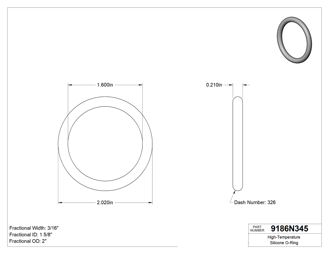Technical drawing - 9186N345